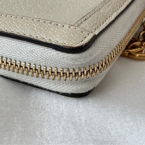 Gucci GG Ophidia Long Zip Around Wallet Ivory/White - Picture 7 of 14